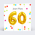 Invitation anniversaire Party 60