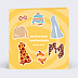 Invitation anniversaire Vêtements Années 70