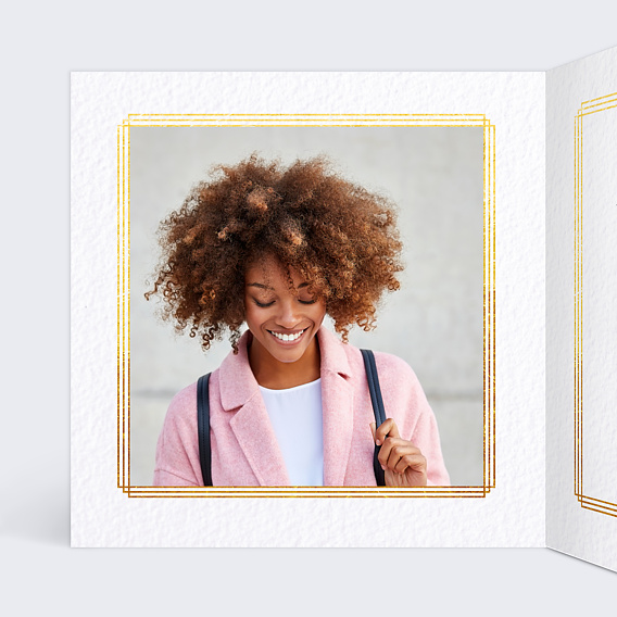 Invitation anniversaire Esprit Gatsby Intérieur Gauche