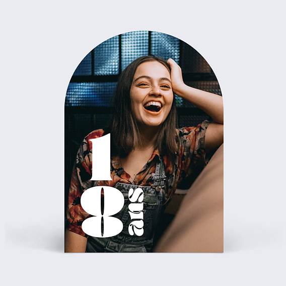 Invitation anniversaire 18 ans Original