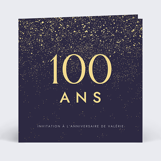 Invitation anniversaire Pluie de fête avec graines