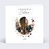 Invitation Anniversaire Adulte Couronne de fleurs graines