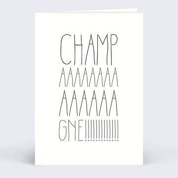 Invitation Anniversaire Adulte Champaaagne