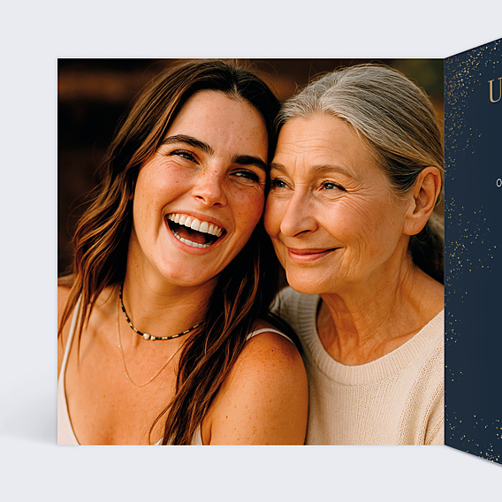 Invitation Anniversaire Adulte Double mémento