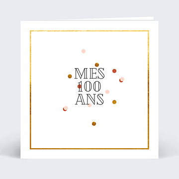Invitation Anniversaire Adulte Jolies Dorures