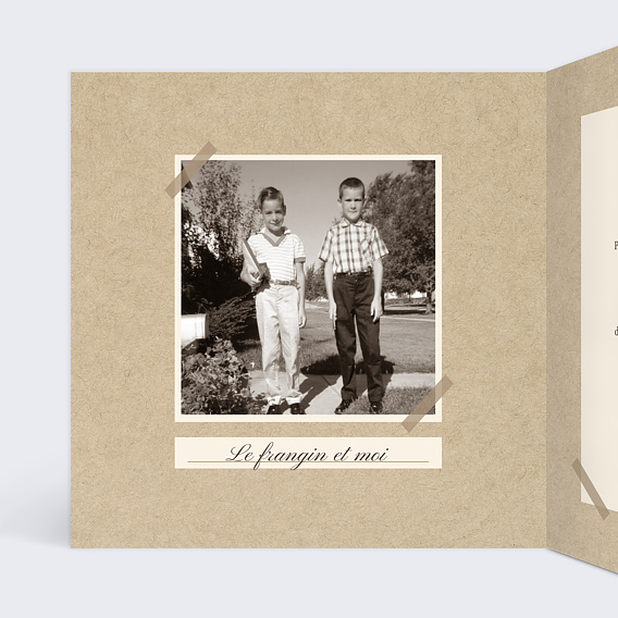 Invitation anniversaire Bonne Cuvée Intérieur Gauche