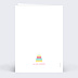 Invitation anniversaire Birthday Cake Verso