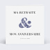 Invitation Anniversaire Adulte Retraite Esperluette