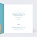 Invitation Anniversaire Adulte Petites fleurs bleues