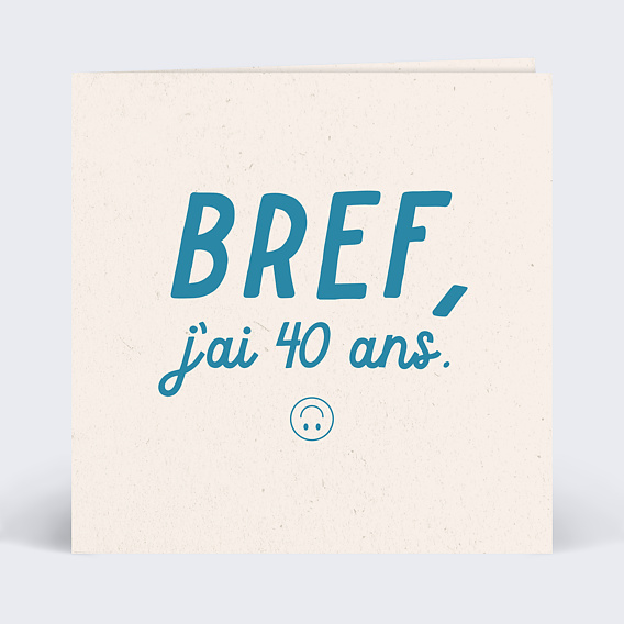 Invitation anniversaire Enfin