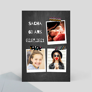 Invitation Anniversaire Adulte Homemade