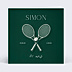 Invitation Anniversaire Adulte Tennis club