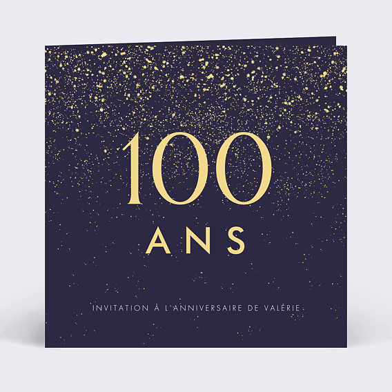 Invitation anniversaire Pluie de Fête