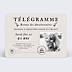 Invitation Anniversaire Adulte Télégramme