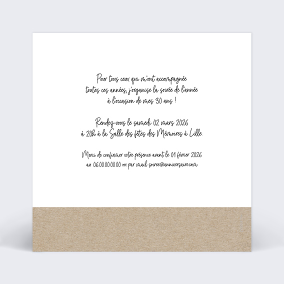 Invitation Anniversaire Adulte Timeline Photomaton
