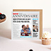 Invitation Anniversaire Adulte Carte Journal Multianniversaire