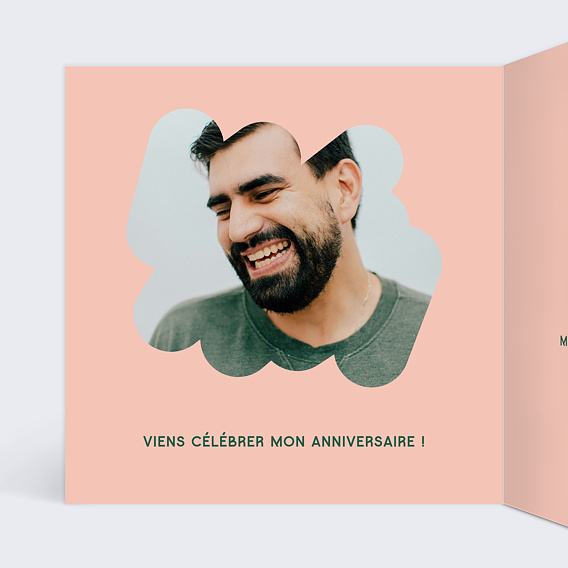 Invitation anniversaire 30 bubble Intérieur Gauche