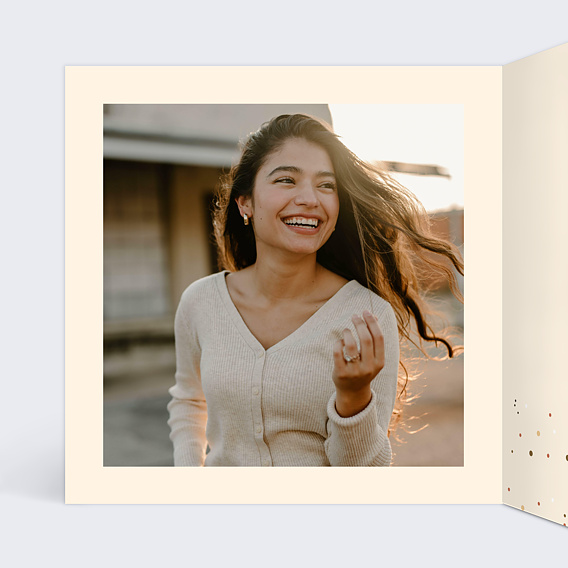 Invitation anniversaire Chiffre Ballon 18 Intérieur Gauche