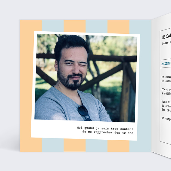 Invitation anniversaire Made in Intérieur Gauche