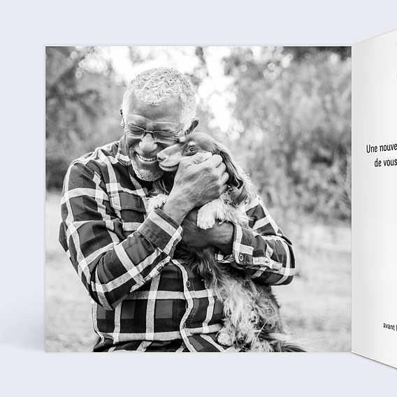 Invitation anniversaire Poussières Étoiles Intérieur Gauche