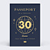 Invitation Anniversaire Adulte Passeport