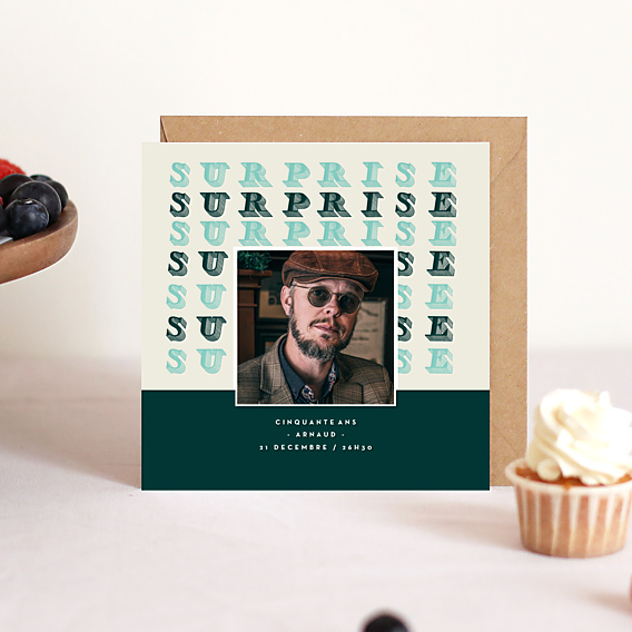 Invitation Anniversaire Adulte 50 ans Surprise