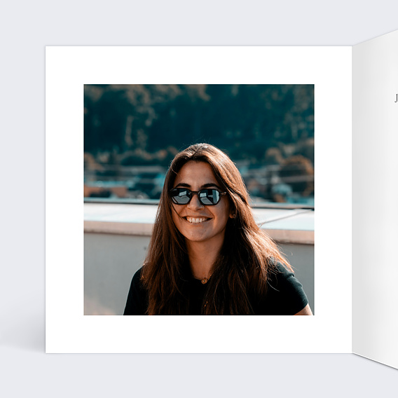 Invitation anniversaire Aquarelle végétale Intérieur Gauche