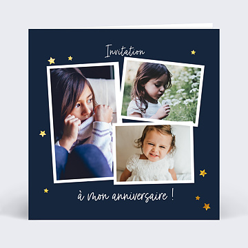 Invitation Anniversaire Virtuelle Bonne étoile