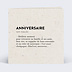 Invitation anniversaire Dictionnaire
