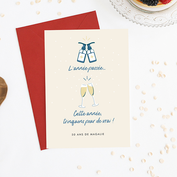 Invitation anniversaire Tchin Après 4