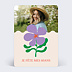 Invitation Anniversaire Adulte Jolie fleur