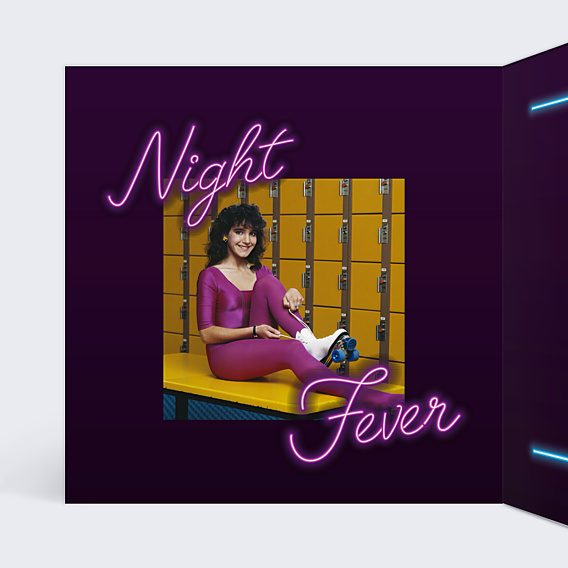 Invitation Anniversaire Adulte  Soirée Années 80