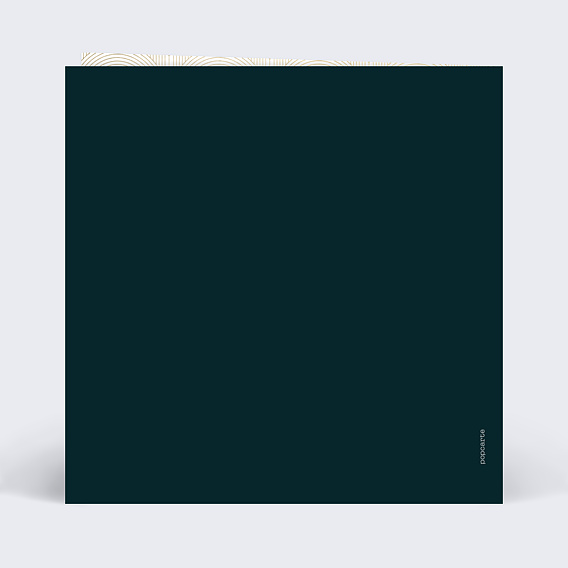 Invitation anniversaire Gatsby Verso