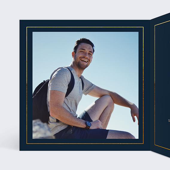 Invitation anniversaire Guinguette simple Intérieur Gauche