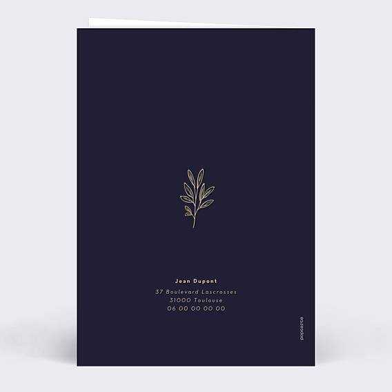 Invitation Anniversaire Adulte Élégance Ocre