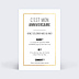 Invitation anniversaire Filet d'Or