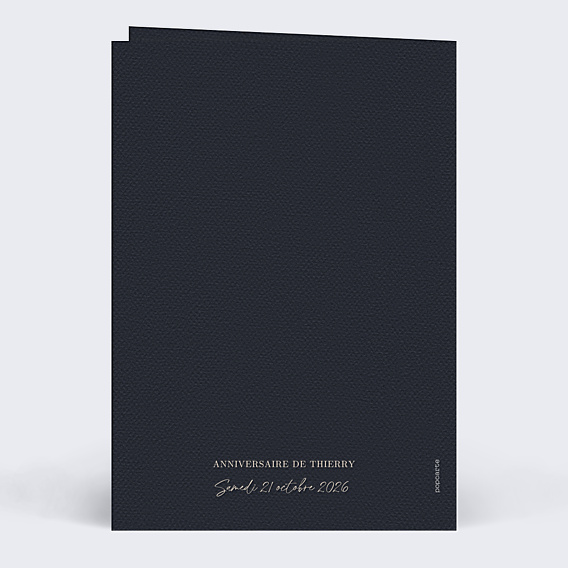 Invitation Anniversaire Adulte Âge Vintage