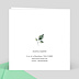 Invitation anniversaire Dorure Eucalyptus Verso
