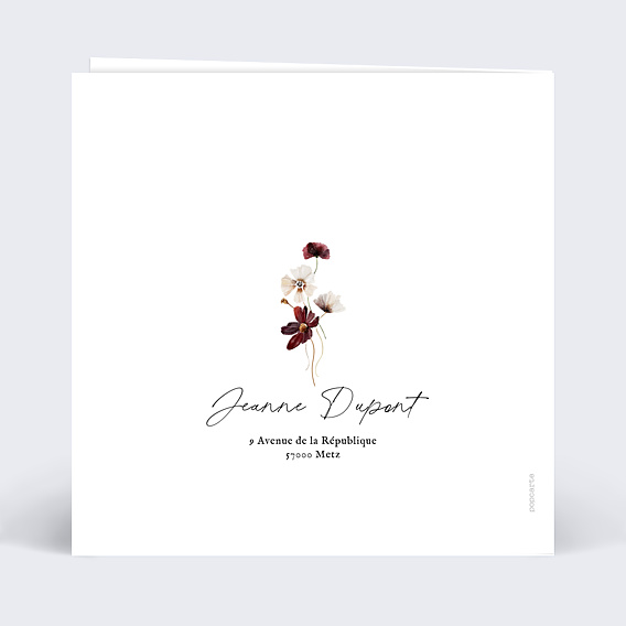 Invitation Anniversaire Adulte Jardin Sauvage