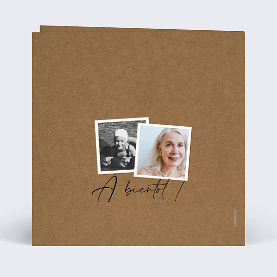 Invitation Anniversaire Adulte Kraft Vintage