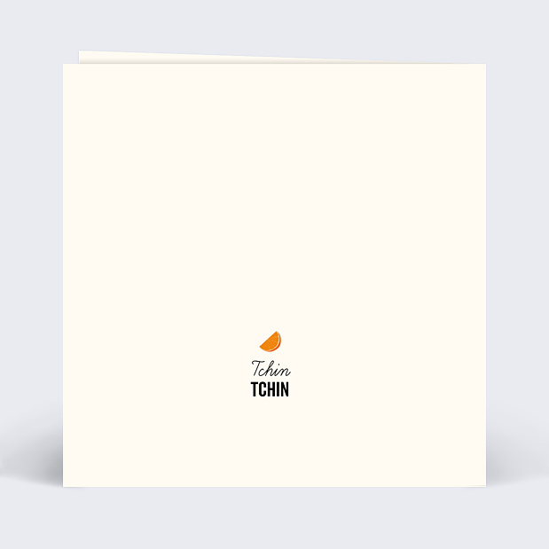 Invitation Anniversaire Spritz Verso