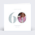 Invitation Anniversaire Adulte Photo Souvenir Argenté 60
