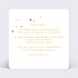 Invitation Anniversaire Adulte Golden Dots