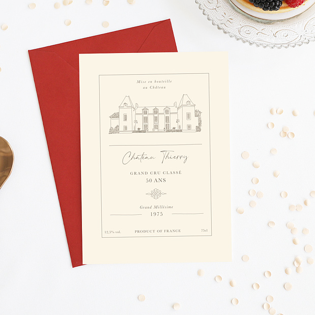 Invitation Anniversaire Adulte Grand Cru