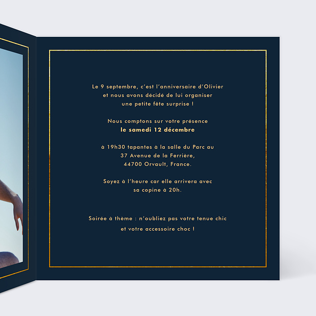 Invitation Anniversaire Guinguette Intérieur Droit
