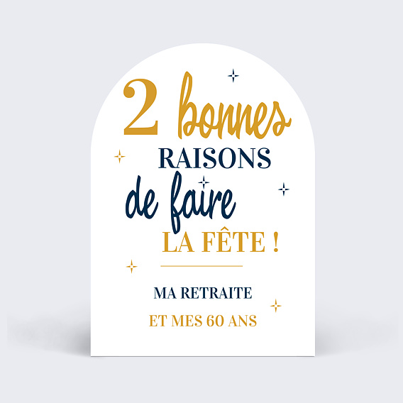 Invitation anniversaire 2 en 1