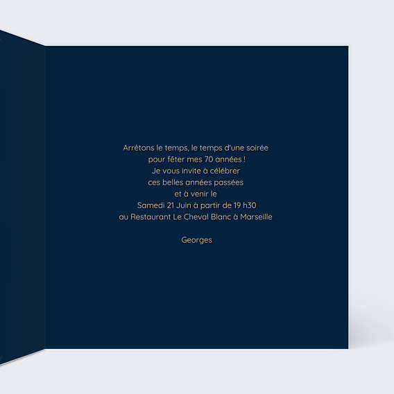 Invitation Anniversaire Adulte Feux Artifices
