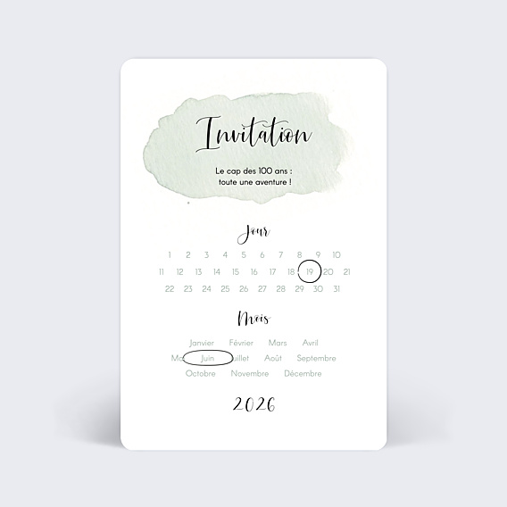 Invitation anniversaire Anniversaire Tempo