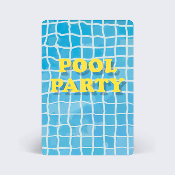 Invitation Anniversaire Adulte Plouf Party