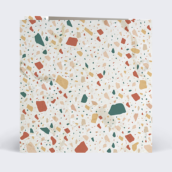Invitation Anniversaire Adulte Terrazzo